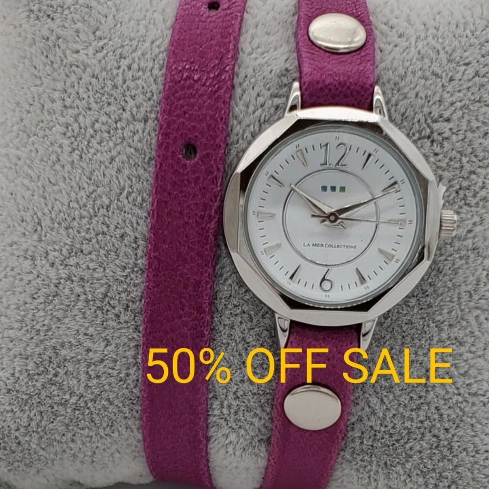 🎁🎁La Mer Collections Del-Mar Wrap Watch